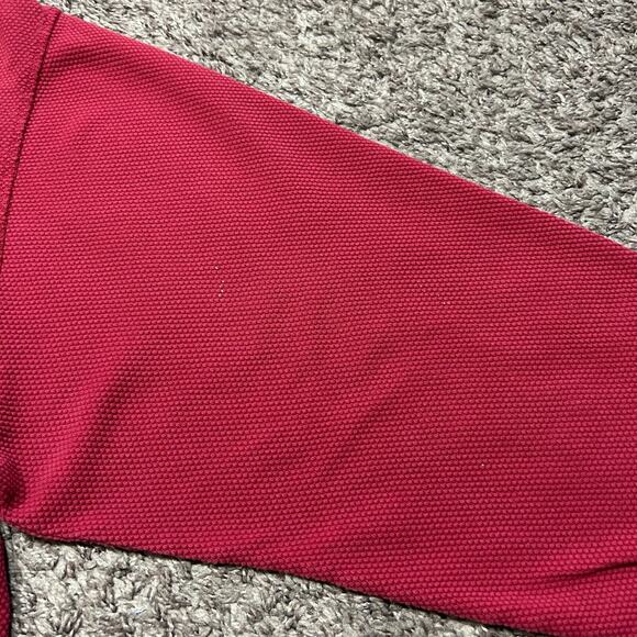 Vintage Garment Dyed Henley Shirt Cabelas Faded Cotton 90s Long Sleeve Red XL - Picture 4 of 8